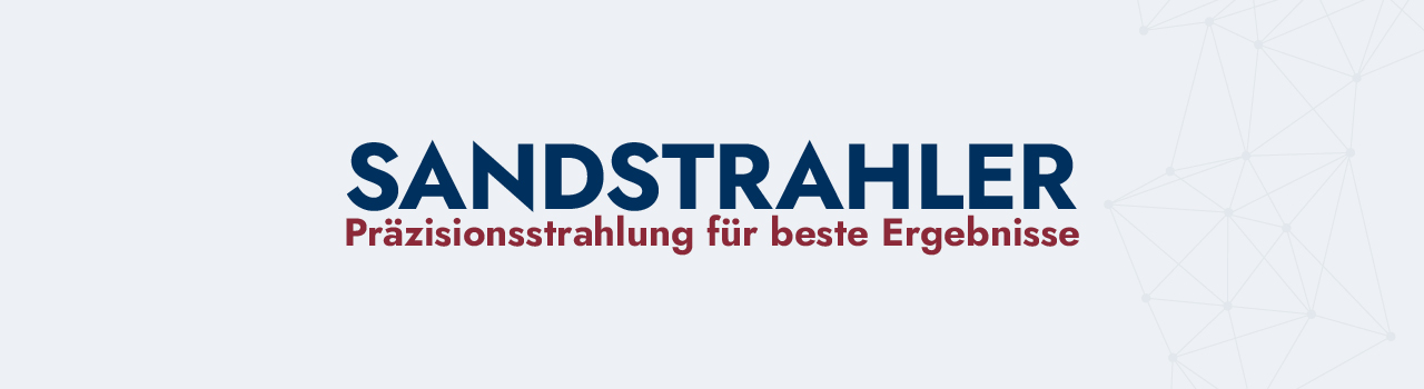 Headerbild Produkte Sandstrahler